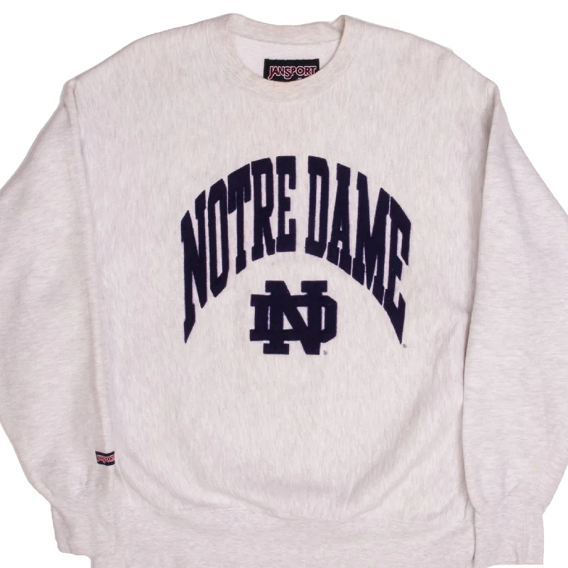 Shop new arrivals in clothing and save up to 60% off select items. VINTAGE JANSPORT NOTRE DAME UNIVERSITY SWEATSHIRT 1990S XL Shop new arrivals in clothing and save up to 60% off select items. VINTAGE JANSPORT NOTRE DAME UNIVERSITY SWEATSHIRT 1990S XL