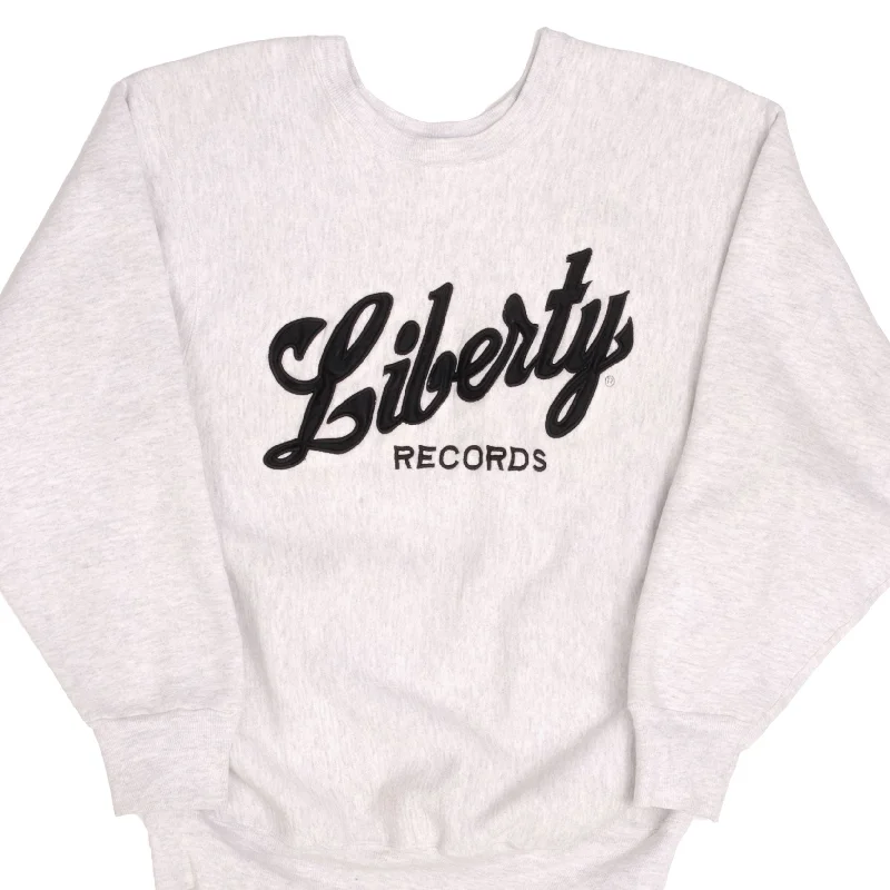Upgrade your wardrobe with stylish men's apparel – now on sale! VINTAGE LIBERTY RECORD SWEATSHIRT 1990S 1980S SIZE LARGE MADE IN USA Upgrade your wardrobe with stylish men's apparel – now on sale! VINTAGE LIBERTY RECORD SWEATSHIRT 1990S 1980S SIZE LARGE MADE IN USA