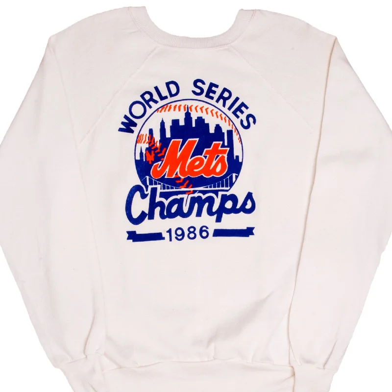 Shop online now for exclusive savings on men’s clothing. VINTAGE MLB NEW YORK METS WORLDS SERIES CHAMPS 1986 SWEATSHIRT LARGE MADE USA Shop online now for exclusive savings on men’s clothing. VINTAGE MLB NEW YORK METS WORLDS SERIES CHAMPS 1986 SWEATSHIRT LARGE MADE USA