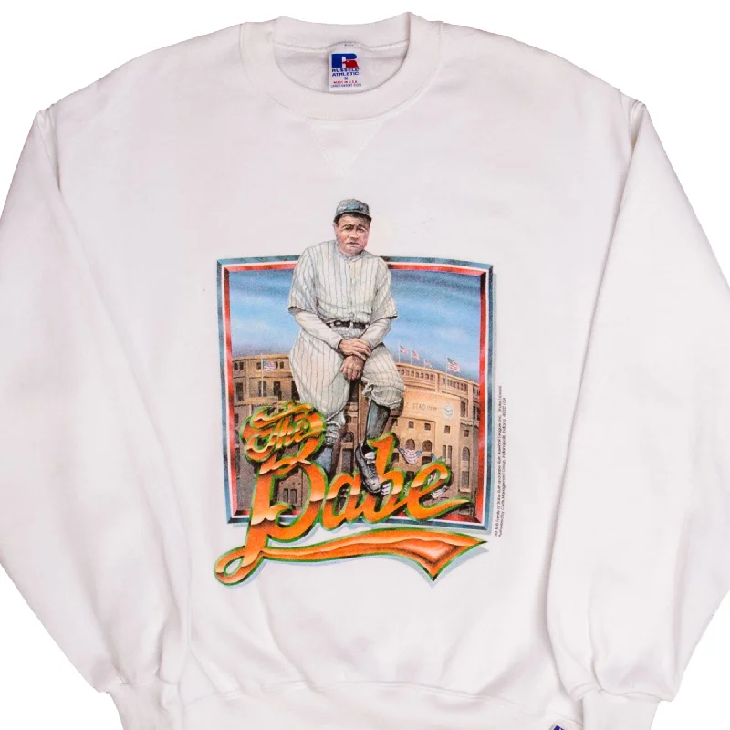 – Shop trendy clothing now. VINTAGE MLB BASEBALL RUTH BABE THE BABE SWEATSHIRT 1980s MEDIUM MADE USA – Shop trendy clothing now. VINTAGE MLB BASEBALL RUTH BABE THE BABE SWEATSHIRT 1980s MEDIUM MADE USA