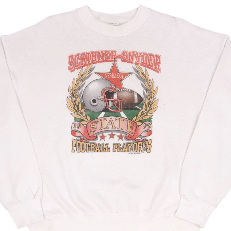 Shop affordable clothing – Limited-time only! VINTAGE NCAA NEBRASKA STATE FOOTBALL PLAYOFF 1999 SWEATSHIRT SIZE XL Shop affordable clothing – Limited-time only! VINTAGE NCAA NEBRASKA STATE FOOTBALL PLAYOFF 1999 SWEATSHIRT SIZE XL