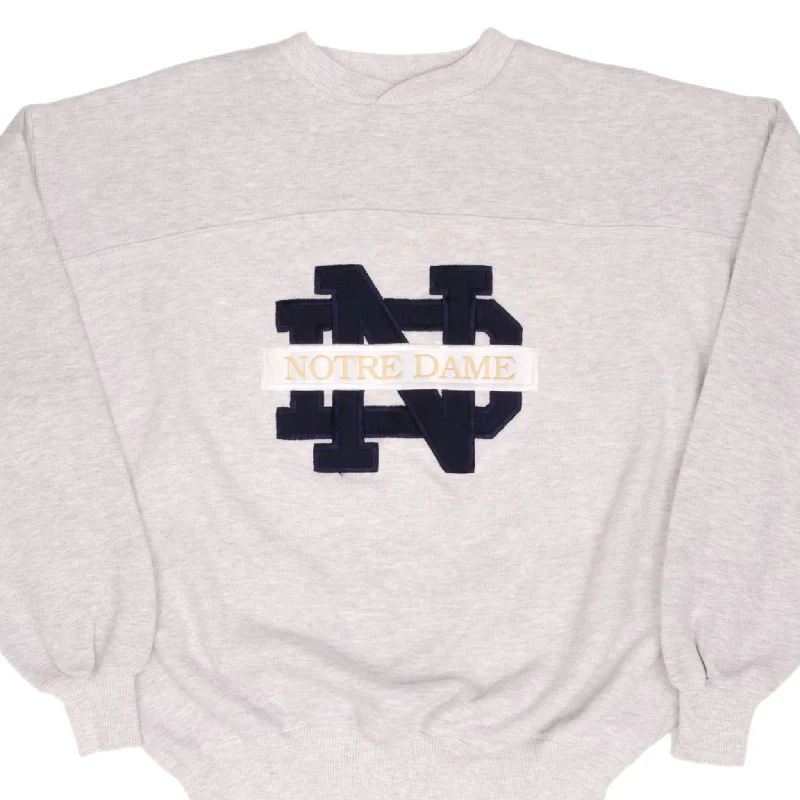Shop affordable clothing for all occasions – VINTAGE NCAA NOTRE DAME UNIVERSITY IRISH SWEATSHIRT 1990S SIZE LARGE Shop affordable clothing for all occasions – VINTAGE NCAA NOTRE DAME UNIVERSITY IRISH SWEATSHIRT 1990S SIZE LARGE