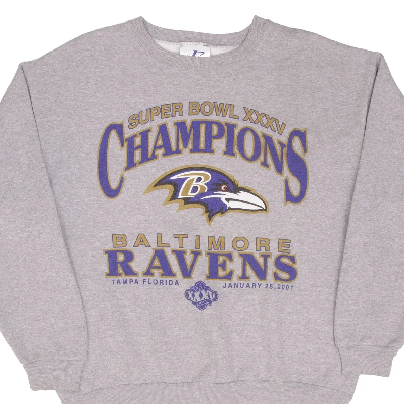 Flash sale alert! Shop fashion-forward clothing at discounted prices. VINTAGE NFL BALTIMORE RAVENS SUPERBOWL XXXV CHAMPIONS 2001 SIZE LARGE Flash sale alert! Shop fashion-forward clothing at discounted prices. VINTAGE NFL BALTIMORE RAVENS SUPERBOWL XXXV CHAMPIONS 2001 SIZE LARGE
