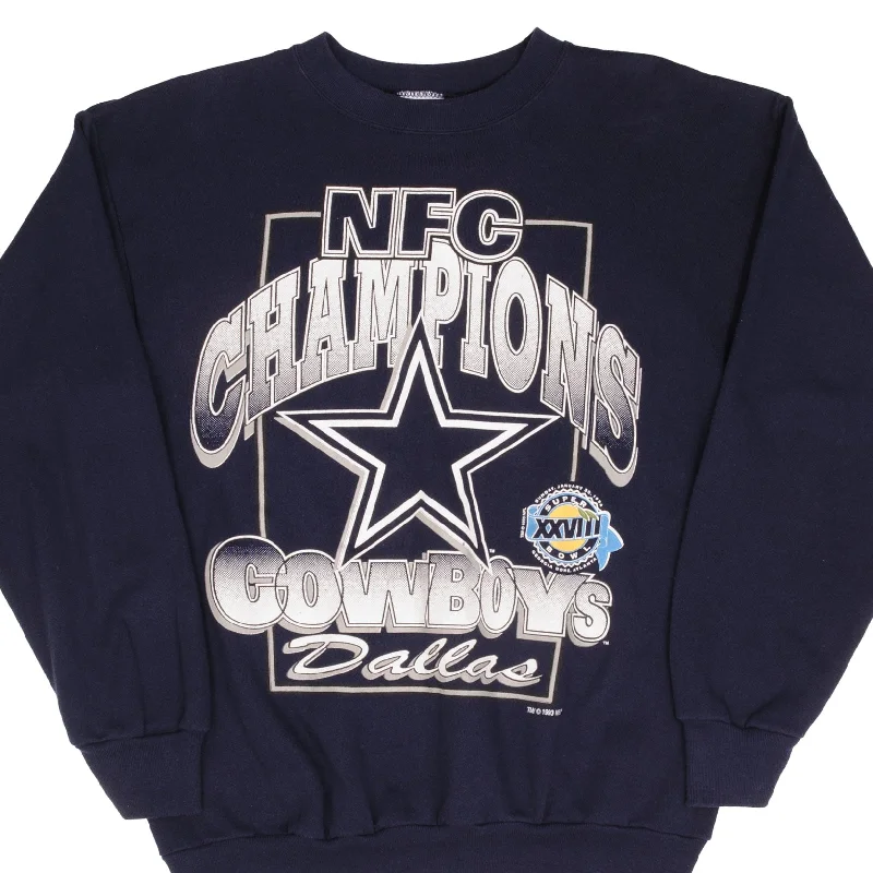 Shop online now for exclusive savings on men’s clothing. VINTAGE NFL DALLAS COWBOYS NFC CHAMPIONS SWEATSHIRT 1994 SIZE LARGE Shop online now for exclusive savings on men’s clothing. VINTAGE NFL DALLAS COWBOYS NFC CHAMPIONS SWEATSHIRT 1994 SIZE LARGE
