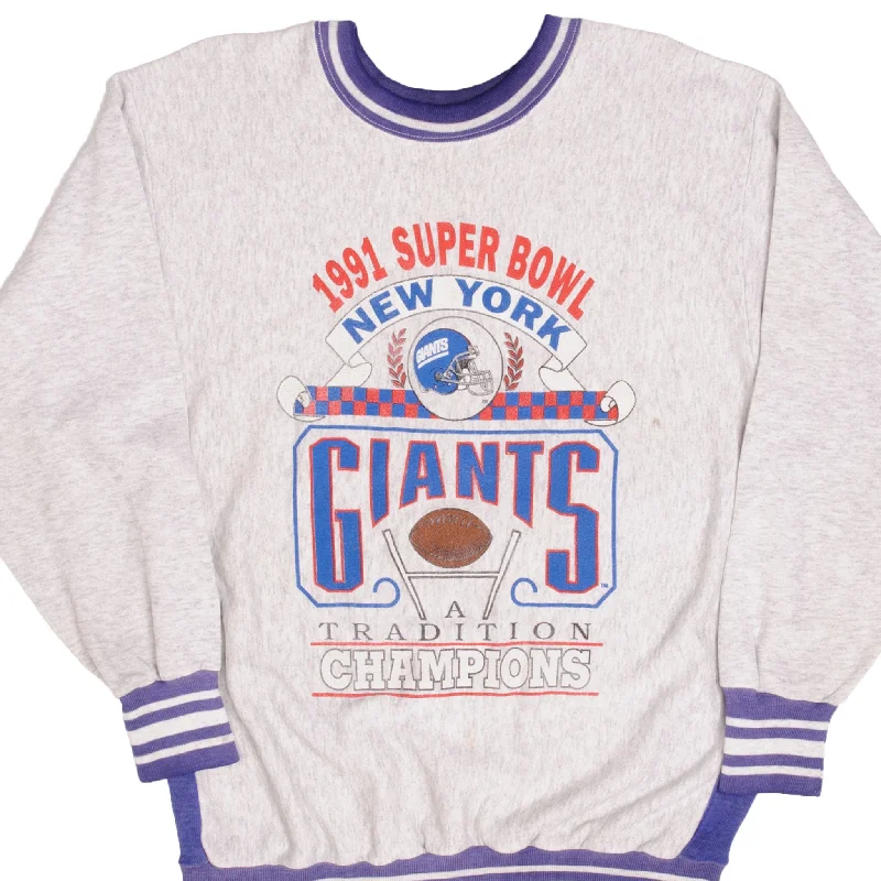 Shop the latest fashion trends with huge savings on all clothing. VINTAGE NFL NEW YORK GIANTS 1991 SWEATSHIRT LARGE MADE USA Shop the latest fashion trends with huge savings on all clothing. VINTAGE NFL NEW YORK GIANTS 1991 SWEATSHIRT LARGE MADE USA
