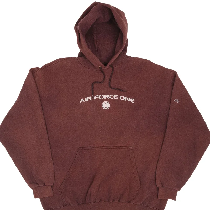 Exclusive discounts on men's fashion – shop today! VINTAGE NIKE AIR FORCE ONE SPELLOUT BURGUNDY HOODIE 1990S SIZE XL MADE IN USA Exclusive discounts on men's fashion – shop today! VINTAGE NIKE AIR FORCE ONE SPELLOUT BURGUNDY HOODIE 1990S SIZE XL MADE IN USA