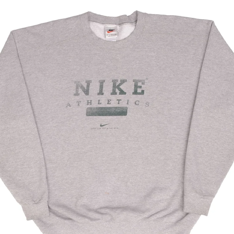 Final clearance: Men’s clothing items up to 70% off! VINTAGE NIKE ATHLETICS SPELLOUT GREY SWEATSHIRT 1990S MEDIUM MADE IN USA Final clearance: Men’s clothing items up to 70% off! VINTAGE NIKE ATHLETICS SPELLOUT GREY SWEATSHIRT 1990S MEDIUM MADE IN USA