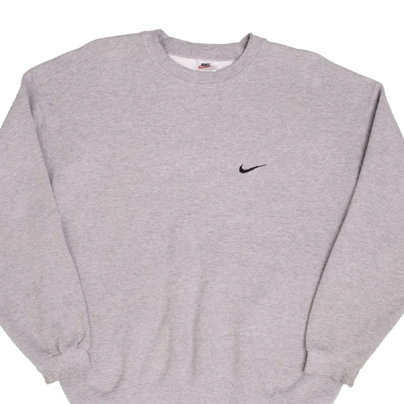 Seasonal sale VINTAGE NIKE CLASSIC SWOOSH GRAY SWEATSHIRT 1990S SIZE LARGE MADE IN USA Seasonal sale VINTAGE NIKE CLASSIC SWOOSH GRAY SWEATSHIRT 1990S SIZE LARGE MADE IN USA