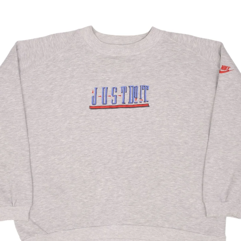 Flash sale on trendy clothing – Limited time offers available online. VINTAGE NIKE JUST DO IT SPELLOUT GRAY SWEATSHIRT 1980S SIZE 2XL Flash sale on trendy clothing – Limited time offers available online. VINTAGE NIKE JUST DO IT SPELLOUT GRAY SWEATSHIRT 1980S SIZE 2XL