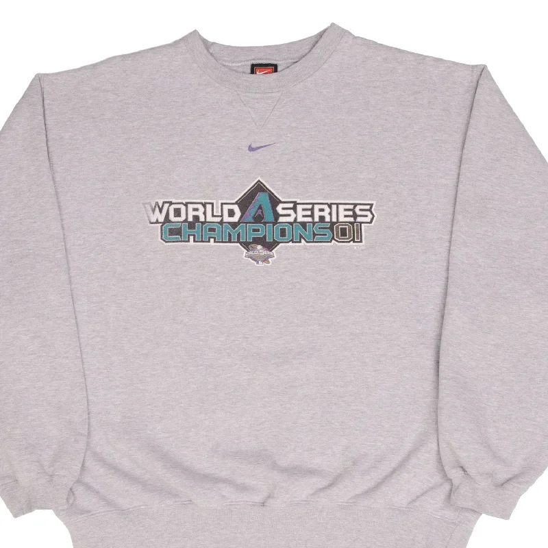 Don’t miss these deals – men’s fashion essentials for less. VINTAGE NIKE MLB ARIZONA DIAMONDBACKS WORLD CHAMPS 2001 SWEATSHIRT SIZE LARGE Don’t miss these deals – men’s fashion essentials for less. VINTAGE NIKE MLB ARIZONA DIAMONDBACKS WORLD CHAMPS 2001 SWEATSHIRT SIZE LARGE