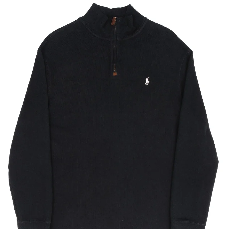 Enjoy exclusive discounts. VINTAGE POLO RALPH LAUREN BLACK QUARTER 1/4 ZIP SWEATER 1990S SIZE XL Enjoy exclusive discounts. VINTAGE POLO RALPH LAUREN BLACK QUARTER 1/4 ZIP SWEATER 1990S SIZE XL