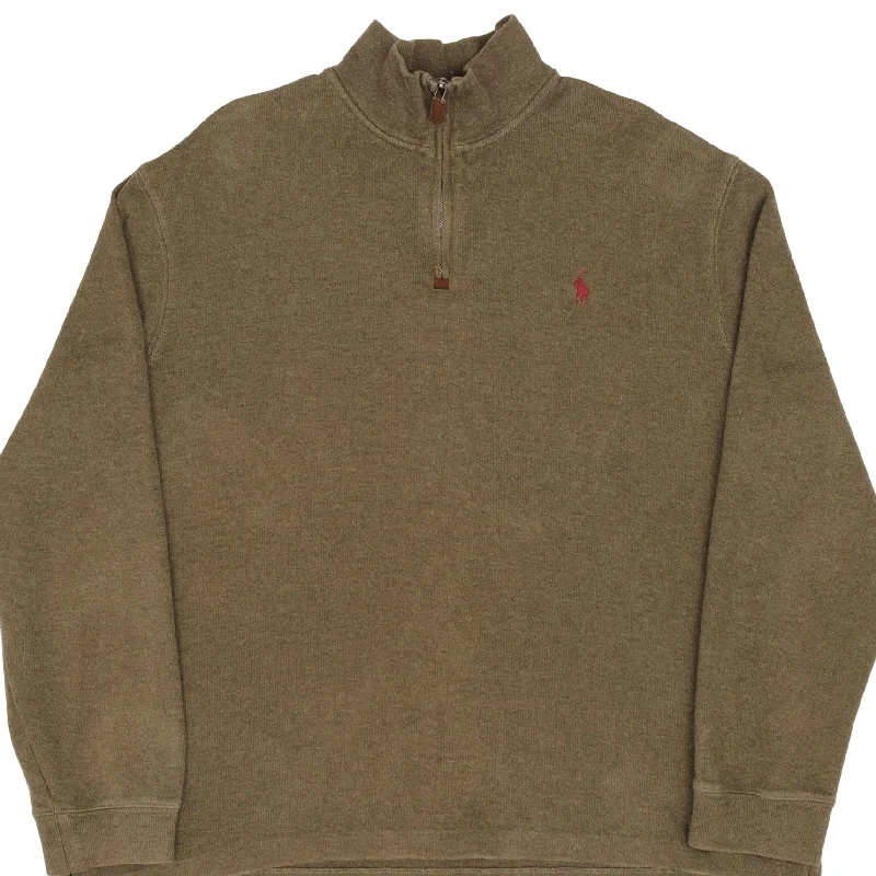 Buy more, save more – VINTAGE POLO RALPH LAUREN GREEN QUARTER 1/4 ZIP SWEATER 1990S SIZE XL Buy more, save more – VINTAGE POLO RALPH LAUREN GREEN QUARTER 1/4 ZIP SWEATER 1990S SIZE XL