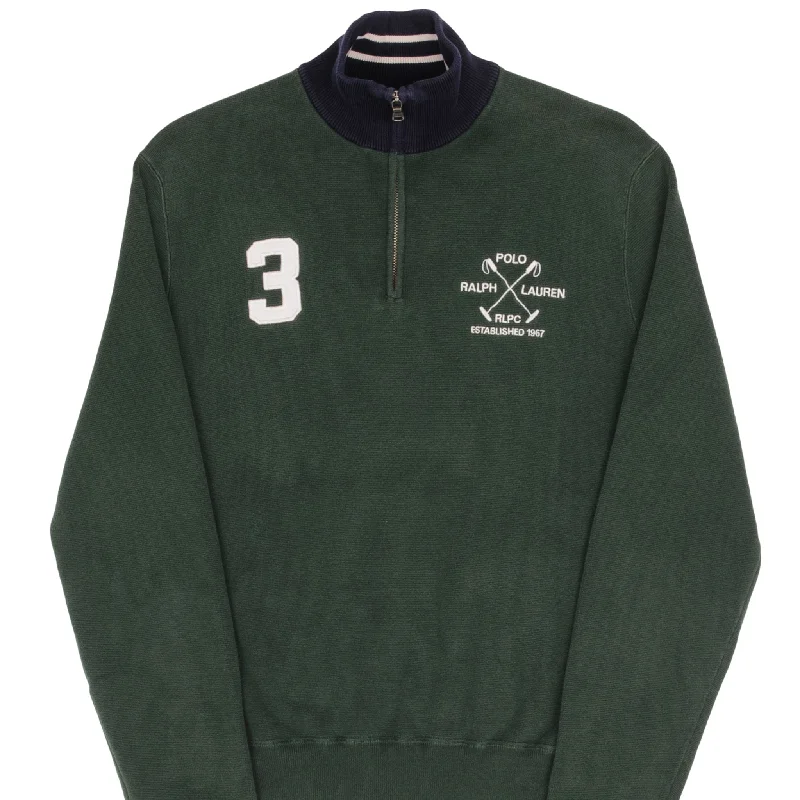 Don’t miss out – huge discounts on men’s trendy styles. VINTAGE POLO RALPH LAUREN GREEN RLPC QUARTER 1/4 ZIP SWEATER 1990S SIZE LARGE Don’t miss out – huge discounts on men’s trendy styles. VINTAGE POLO RALPH LAUREN GREEN RLPC QUARTER 1/4 ZIP SWEATER 1990S SIZE LARGE