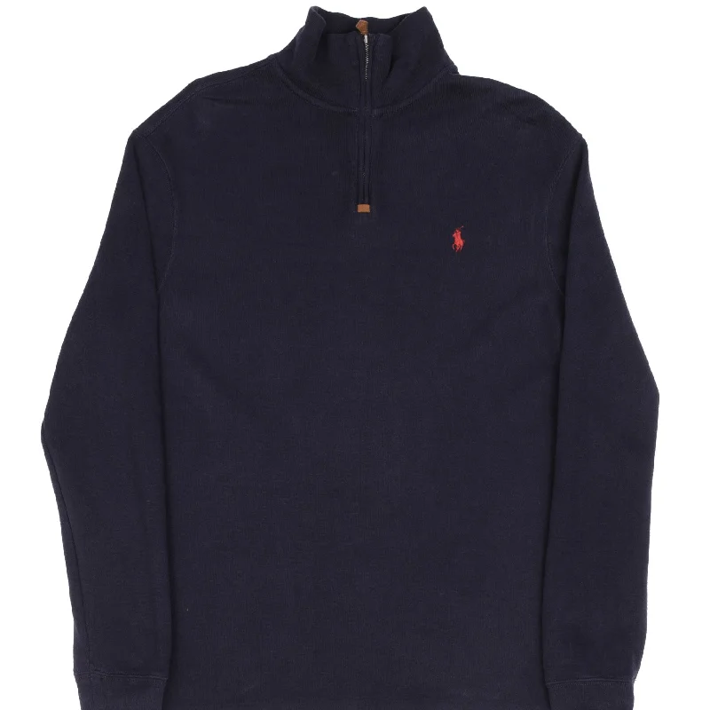 Special offers on the latest clothing collections – Don’t miss out! VINTAGE POLO RALPH LAUREN NAVY BLUE QUARTER 1/4 ZIP SWEATER 1990S SIZE MEDIUM Special offers on the latest clothing collections – Don’t miss out! VINTAGE POLO RALPH LAUREN NAVY BLUE QUARTER 1/4 ZIP SWEATER 1990S SIZE MEDIUM