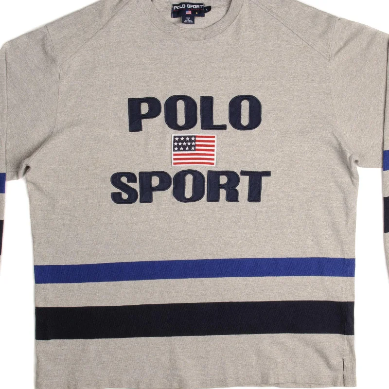 Buy more, save more –  VINTAGE POLO SPORT RALPH LAUREN SWEATSHIRT SIZE LARGE 1990s