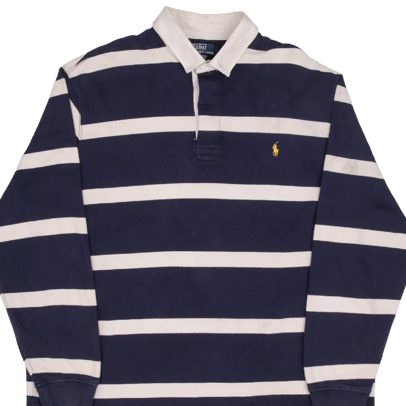Shop men’s fashion for less – prices slashed on select items. VINTAGE RALPH LAUREN BLUE & WHITE STRIPED RUGBY POLO SHIRT 1990S SIZE 2XL TALL Shop men’s fashion for less – prices slashed on select items. VINTAGE RALPH LAUREN BLUE & WHITE STRIPED RUGBY POLO SHIRT 1990S SIZE 2XL TALL