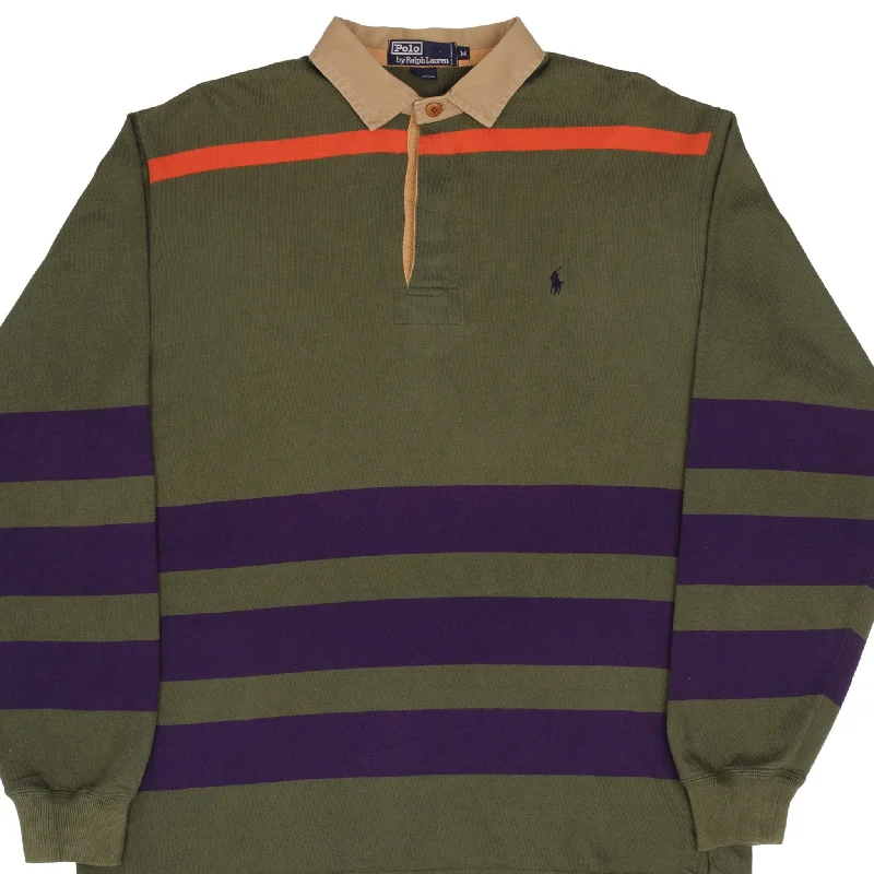 Get 25% off select men’s clothing when you shop online! VINTAGE RALPH LAUREN GREEN & BLUE STRIPED RUGBY POLO SHIRT 1990S SIZE MEDIUM Get 25% off select men’s clothing when you shop online! VINTAGE RALPH LAUREN GREEN & BLUE STRIPED RUGBY POLO SHIRT 1990S SIZE MEDIUM