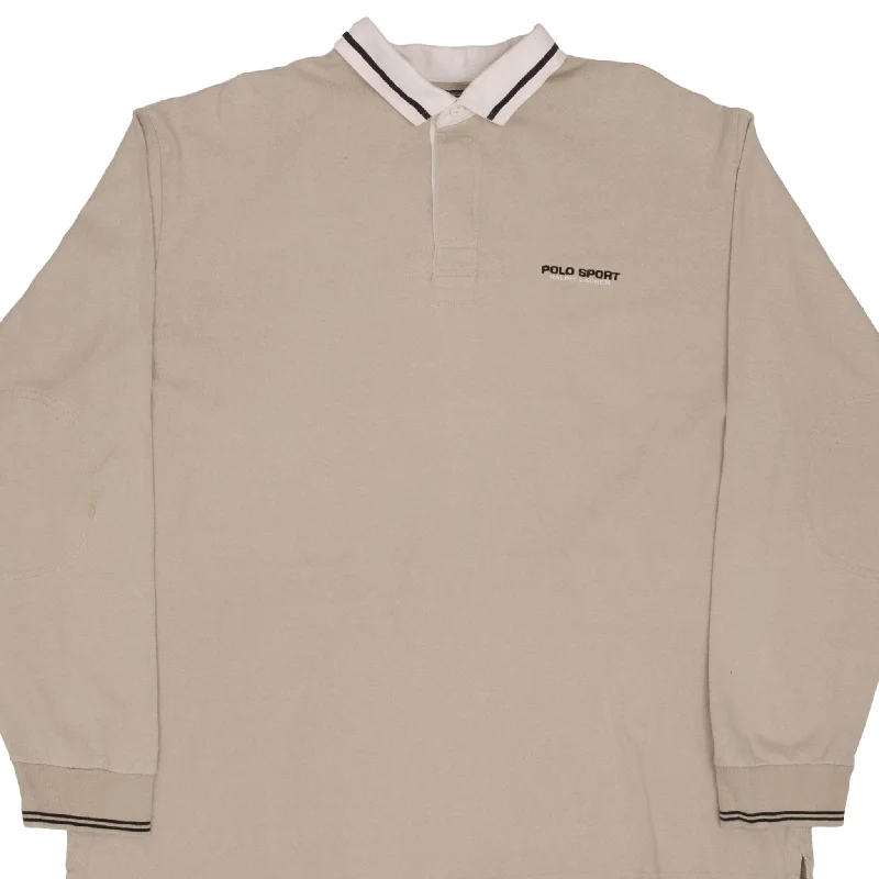 Hurry, the best deals on men’s fashion won’t last long! VINTAGE RALPH LAUREN POLO SPORT BEIGE RUGBY POLO SHIRT 1990S SIZE XL Hurry, the best deals on men’s fashion won’t last long! VINTAGE RALPH LAUREN POLO SPORT BEIGE RUGBY POLO SHIRT 1990S SIZE XL