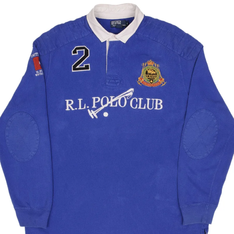 Shop men’s fashion at discount prices and save up to 70%! VINTAGE RALPH LAUREN SWITZERLAND WINTER CUP 2008 BLUE RUGBY POLO SHIRT SIZE 2XL Shop men’s fashion at discount prices and save up to 70%! VINTAGE RALPH LAUREN SWITZERLAND WINTER CUP 2008 BLUE RUGBY POLO SHIRT SIZE 2XL