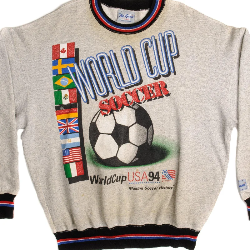 Shop the best clothing sales of the year! VINTAGE SOCCER WORLD CUP USA 1994 SWEATSHIRT SIZE XL Shop the best clothing sales of the year! VINTAGE SOCCER WORLD CUP USA 1994 SWEATSHIRT SIZE XL
