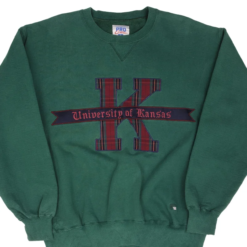 Get ready for the season with exclusive savings on trendy clothes. VINTAGE UNIVERSITY OF KANSAS HEAVYWEIGHT SWEATSHIRT 1990S SIZE LARGE MADE IN USA Get ready for the season with exclusive savings on trendy clothes. VINTAGE UNIVERSITY OF KANSAS HEAVYWEIGHT SWEATSHIRT 1990S SIZE LARGE MADE IN USA