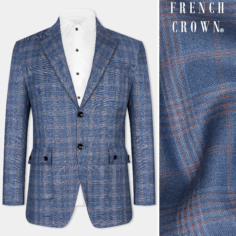 Men’s fashion sale – new deals added every day! Alaskan Blue and Nevada Brown Plaid Wool Rich Designer Blazer Men’s fashion sale – new deals added every day! Alaskan Blue and Nevada Brown Plaid Wool Rich Designer Blazer