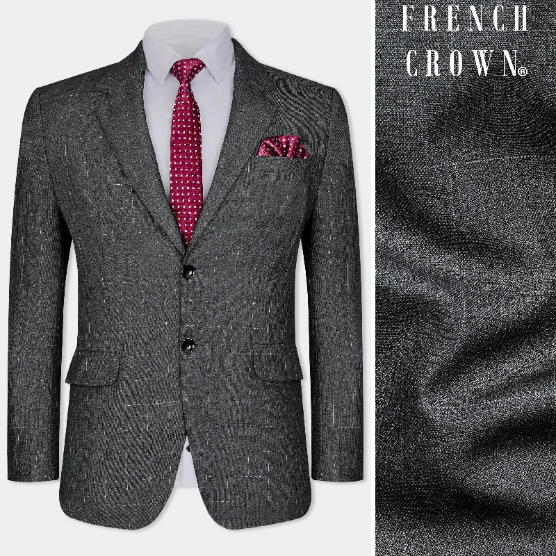 Shop now for the latest fashion trends and enjoy special promotions! Arsenic Gray Windowpane Wool Rich Single Breasted Blazer Shop now for the latest fashion trends and enjoy special promotions! Arsenic Gray Windowpane Wool Rich Single Breasted Blazer