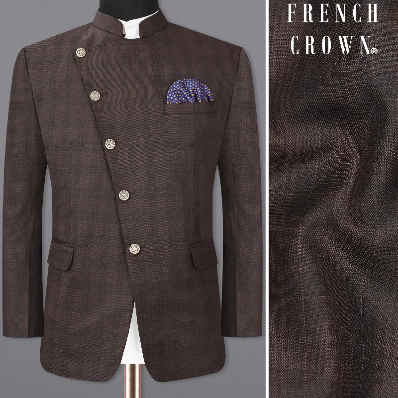 Best clothing deals . – Save up to 70% on trendy styles. Birch Brown Plaid Cross Placket Bandhgala Blazer Best clothing deals . – Save up to 70% on trendy styles. Birch Brown Plaid Cross Placket Bandhgala Blazer