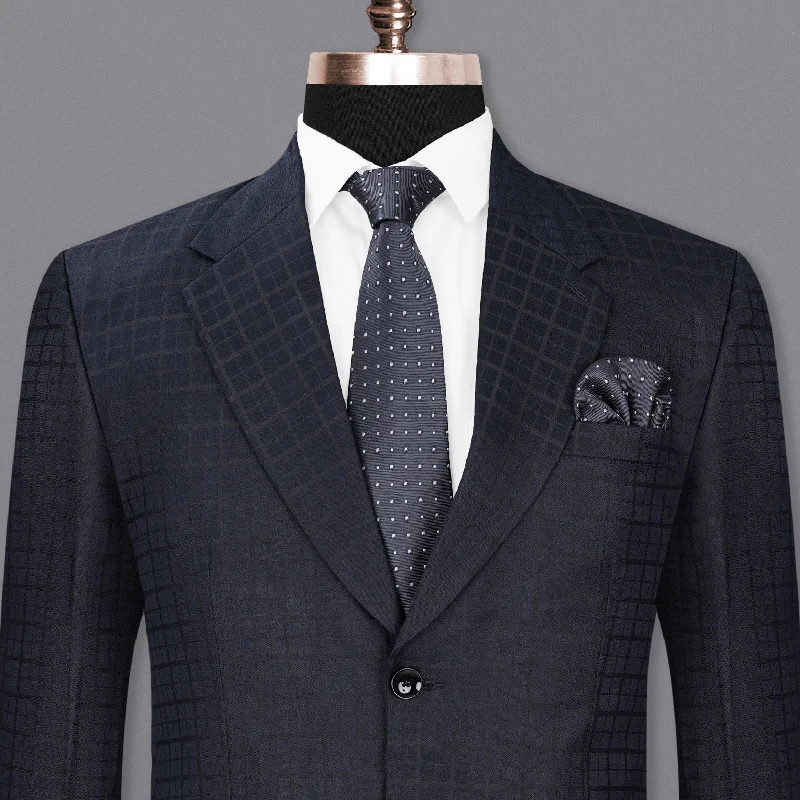 Men’s clothing at unbeatable prices – shop the sale today! Bleached Cedar Navy Blue subtle Plaid Single Breasted Blazer Men’s clothing at unbeatable prices – shop the sale today! Bleached Cedar Navy Blue subtle Plaid Single Breasted Blazer