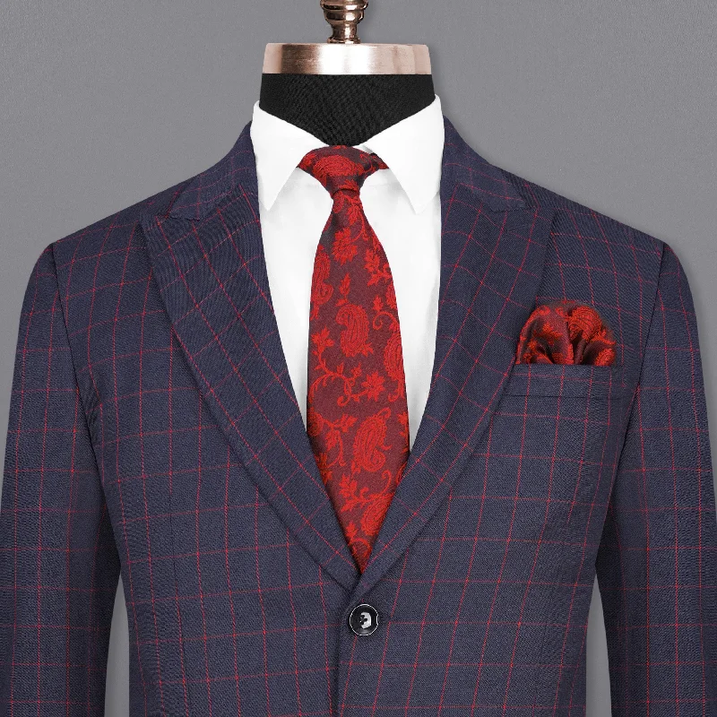Affordable clothing for men and women – Shop today for big savings. Charcoal Navy Blue Windowpane Single Breasted Blazer Affordable clothing for men and women – Shop today for big savings. Charcoal Navy Blue Windowpane Single Breasted Blazer