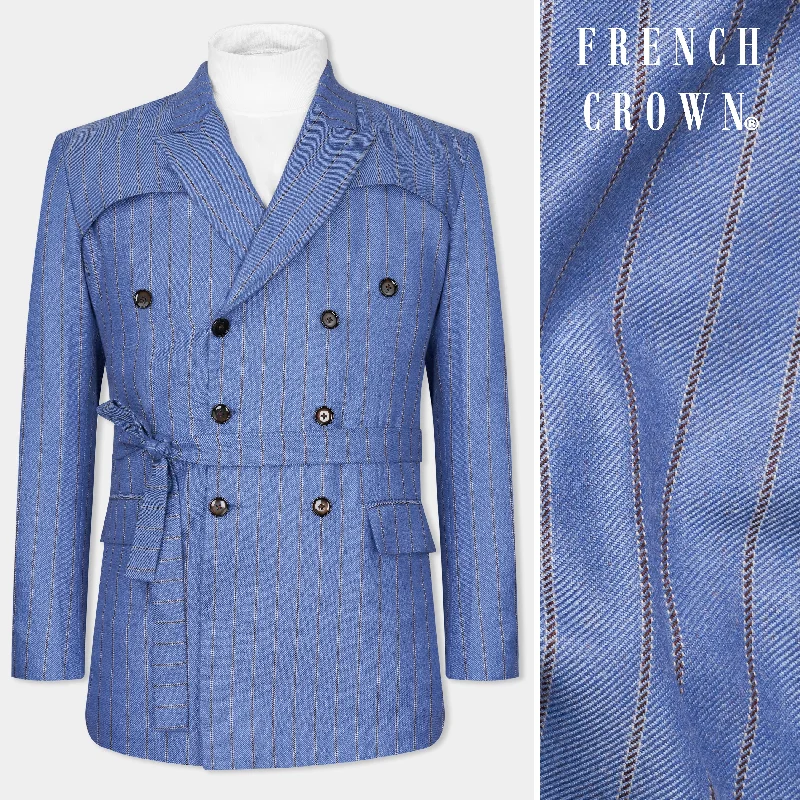 Best clothing deals . – Save up to 70% on trendy styles. Chetwode Blue and Iroko Brown Striped Wool Rich Designer Blazer Best clothing deals . – Save up to 70% on trendy styles. Chetwode Blue and Iroko Brown Striped Wool Rich Designer Blazer