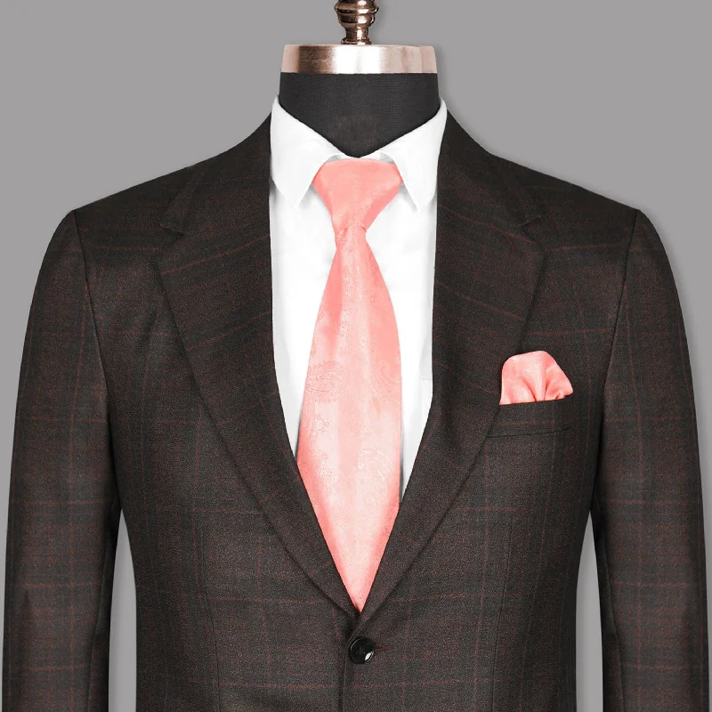 Special offer: Save on everyday clothing essentials – Shop now! Chocolate Brown Windowpane Premium Wool Rich Blazer Special offer: Save on everyday clothing essentials – Shop now! Chocolate Brown Windowpane Premium Wool Rich Blazer