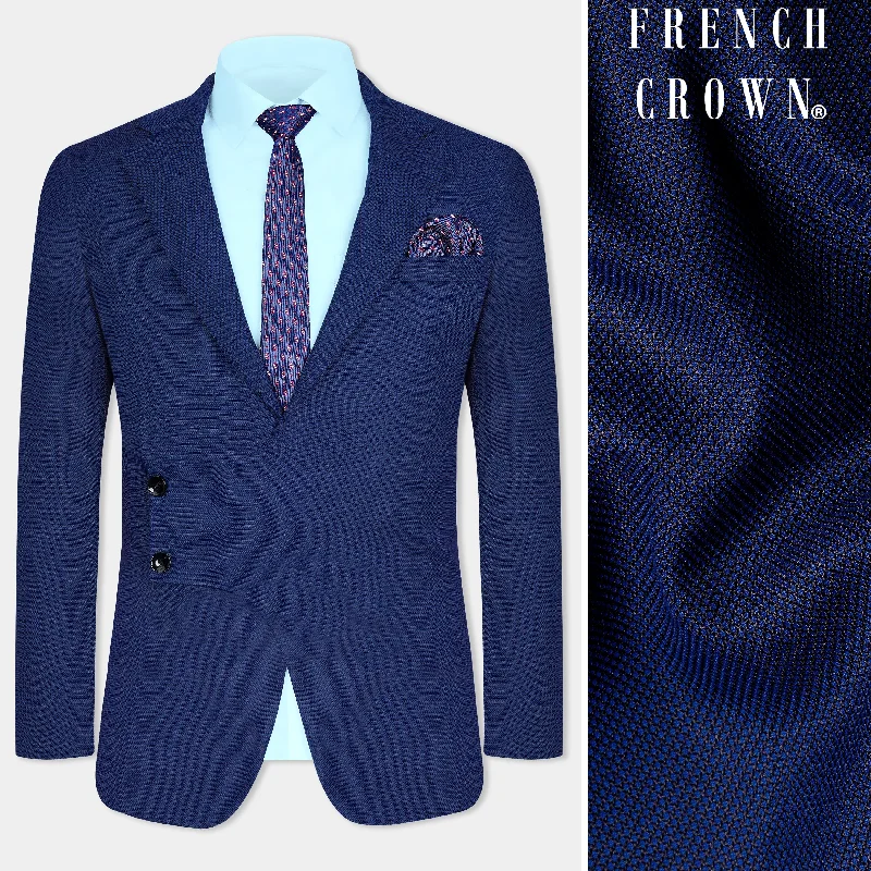 Shop the season’s best styles at discounted prices on men's clothing. Cloud Burst Blue Wool Rich Designer Blazer Shop the season’s best styles at discounted prices on men's clothing. Cloud Burst Blue Wool Rich Designer Blazer