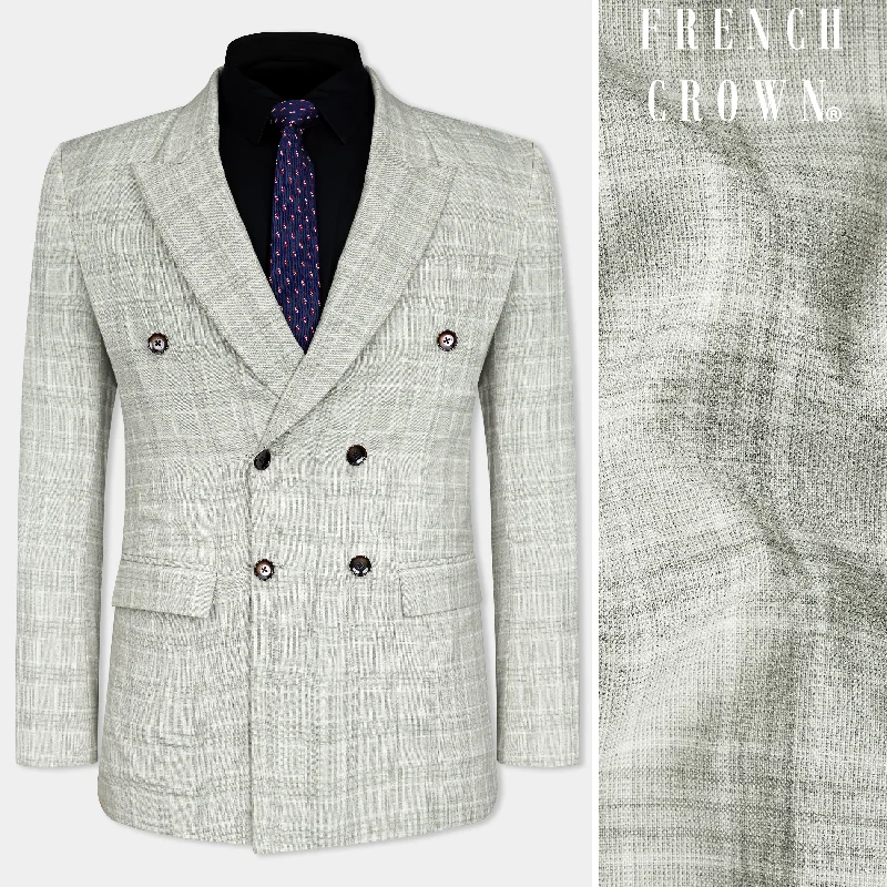Get the latest styles in clothing – Shop now for unbeatable deals. Cloud Gray Plaid Wool Rich Double Breasted Blazer Get the latest styles in clothing – Shop now for unbeatable deals. Cloud Gray Plaid Wool Rich Double Breasted Blazer
