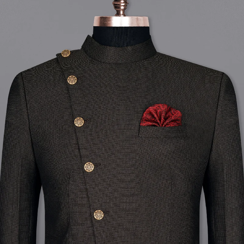 Shop online now for exclusive savings on men’s clothing. Dark Brown Cross Placket Wool Rich Bandhgala Blazer Shop online now for exclusive savings on men’s clothing. Dark Brown Cross Placket Wool Rich Bandhgala Blazer