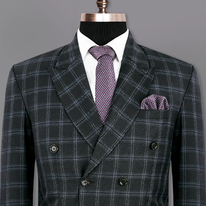 Find your perfect fit at the best prices – Clothing deals now on sale. Dark Gray Windowpane Woolrich Double Breasted Blazer Find your perfect fit at the best prices – Clothing deals now on sale. Dark Gray Windowpane Woolrich Double Breasted Blazer