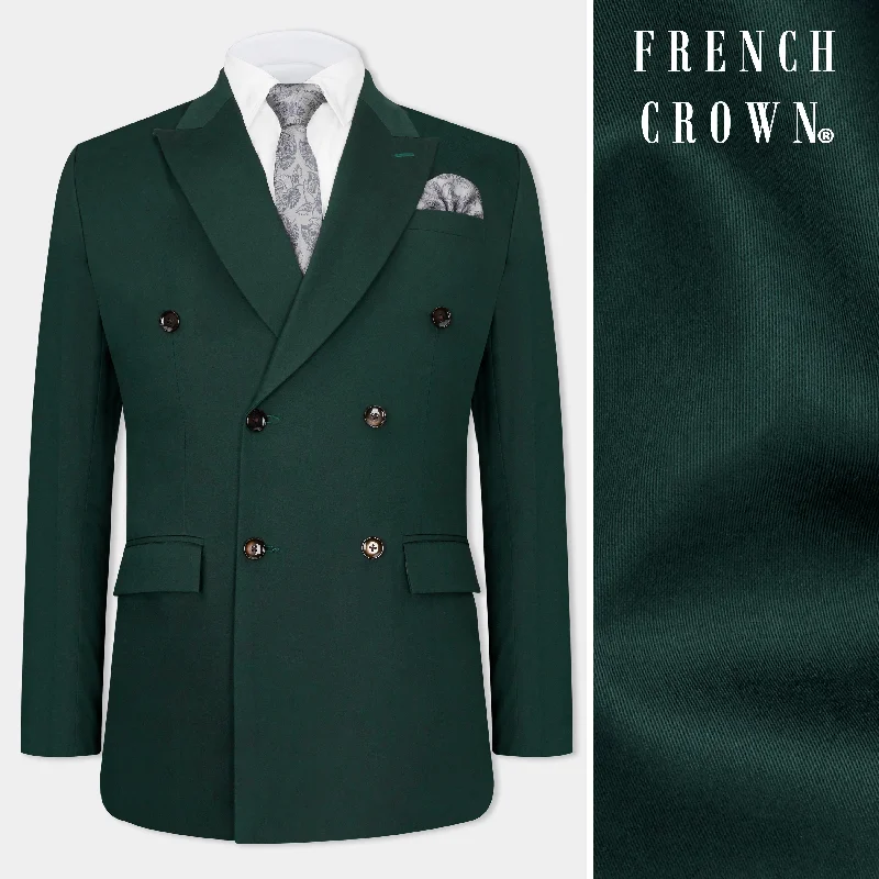 Men’s fashion just got more affordable – shop now! Dark Slate Green Premium Cotton Double Breasted Blazer Men’s fashion just got more affordable – shop now! Dark Slate Green Premium Cotton Double Breasted Blazer