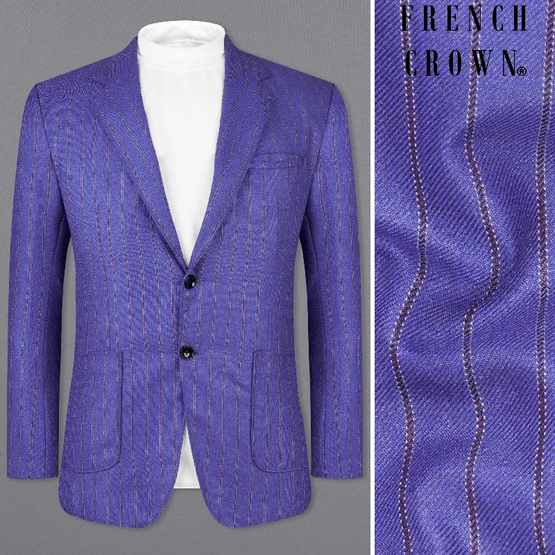 Shop fashion favorites at discounted prices – Limited time offer. Deluge Blue Striped Single Breasted Blazer Shop fashion favorites at discounted prices – Limited time offer. Deluge Blue Striped Single Breasted Blazer