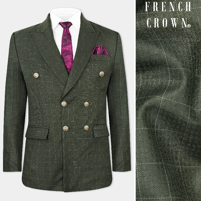 Shop affordable and stylish clothing – Limited-time discounts. Dune Dark Green Subtle Checkered Double Breasted Blazer Shop affordable and stylish clothing – Limited-time discounts. Dune Dark Green Subtle Checkered Double Breasted Blazer