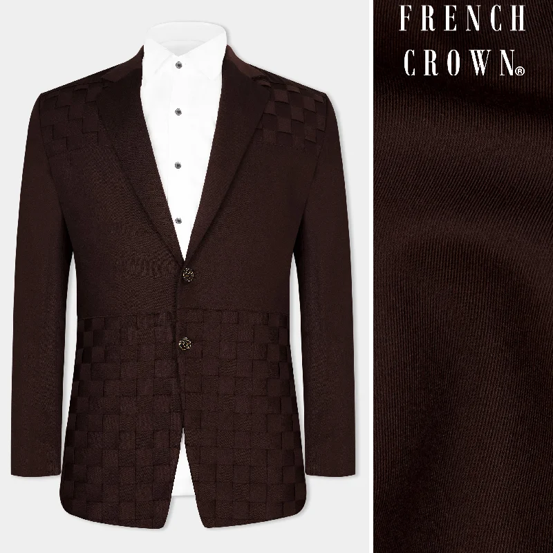 Last chance! Men’s clothing at unbeatable prices. Eclipse Brown Checked Premium Cotton Designer Blazer Last chance! Men’s clothing at unbeatable prices. Eclipse Brown Checked Premium Cotton Designer Blazer