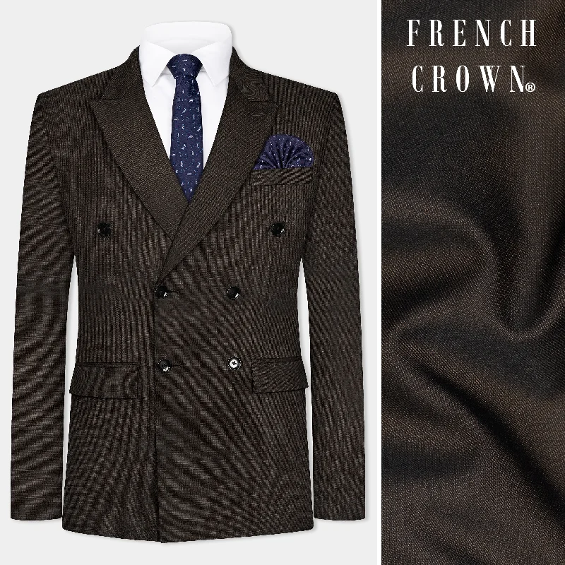 Limited-time discounts on clothing you’ll love Eclipse Brown Textured Wool Blend Double Breasted Blazer Limited-time discounts on clothing you’ll love Eclipse Brown Textured Wool Blend Double Breasted Blazer