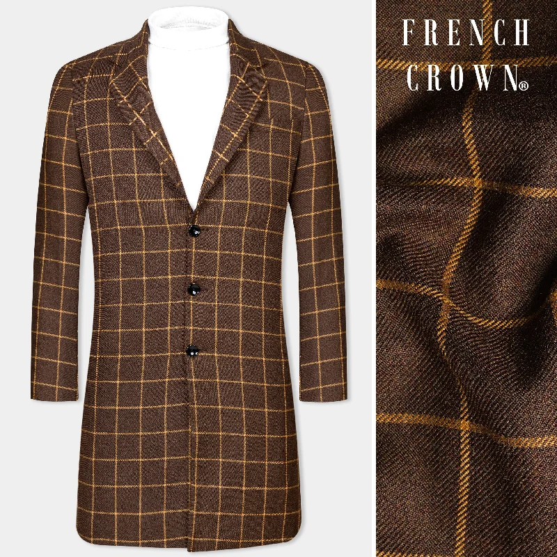 Get the latest trends in men’s clothing – huge savings inside. Eclipse Brown Windowpane Tweed Trench Coat Get the latest trends in men’s clothing – huge savings inside. Eclipse Brown Windowpane Tweed Trench Coat