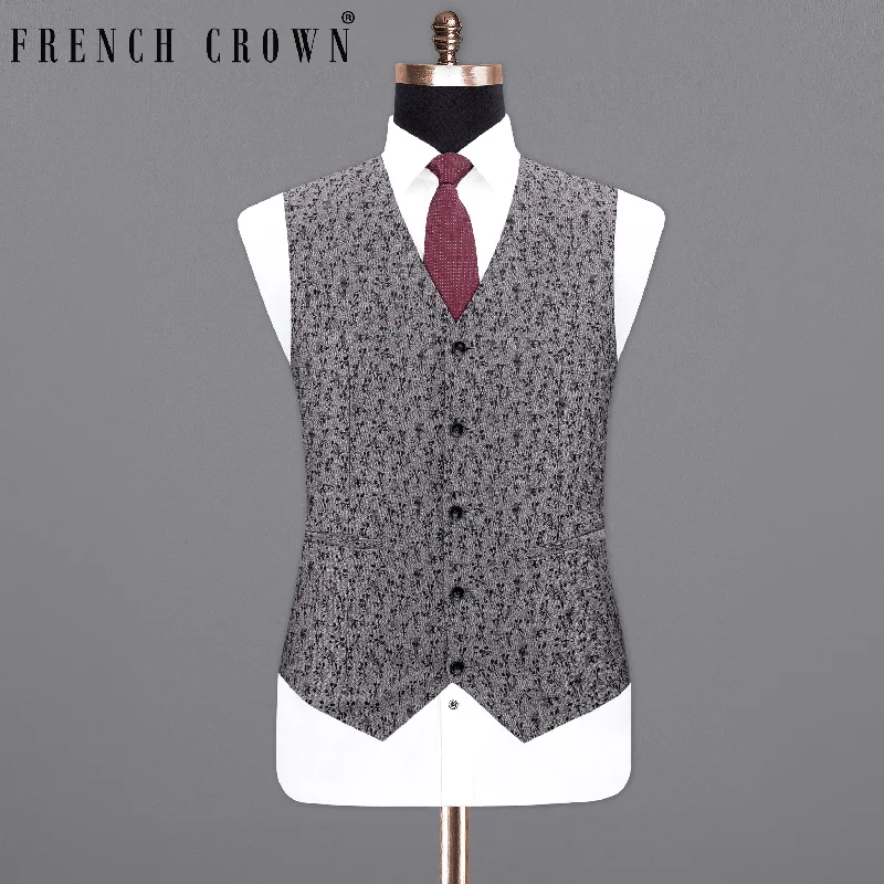Flash sale on trendy clothing – Limited time offers available online. Flint Silver Ditzy Textured With Jade Black Waistcoat Flash sale on trendy clothing – Limited time offers available online. Flint Silver Ditzy Textured With Jade Black Waistcoat