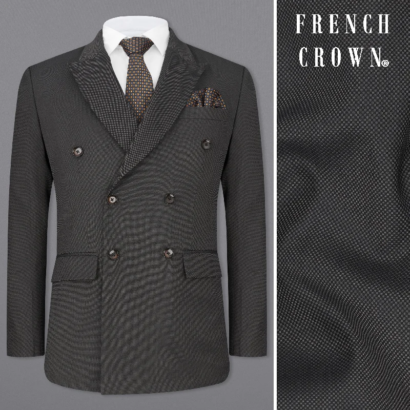 Refresh your wardrobe with the best deals on men's fashion. Fuscous Grey Double Breasted Blazer Refresh your wardrobe with the best deals on men's fashion. Fuscous Grey Double Breasted Blazer
