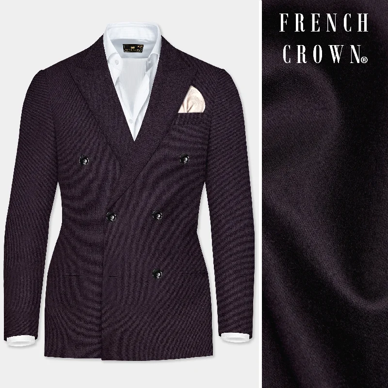 Shop affordable clothing for all occasions – Gondola Purple Wool Blend Double Breasted Blazer Shop affordable clothing for all occasions – Gondola Purple Wool Blend Double Breasted Blazer