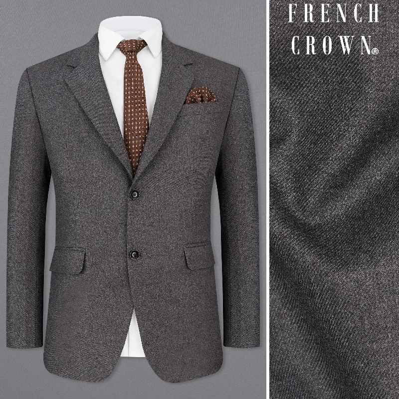 Clearance sale – shop men's clothing at discounted prices! Gravel Gray Wool Rich Single Breasted Blazer Clearance sale – shop men's clothing at discounted prices! Gravel Gray Wool Rich Single Breasted Blazer