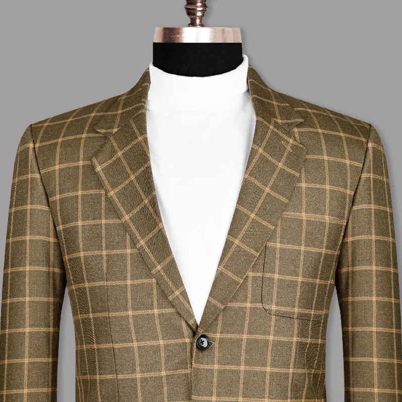 Shop our exclusive men’s fashion deals – limited time only! Hemlock Brown windowpane Sports Blazer Shop our exclusive men’s fashion deals – limited time only! Hemlock Brown windowpane Sports Blazer
