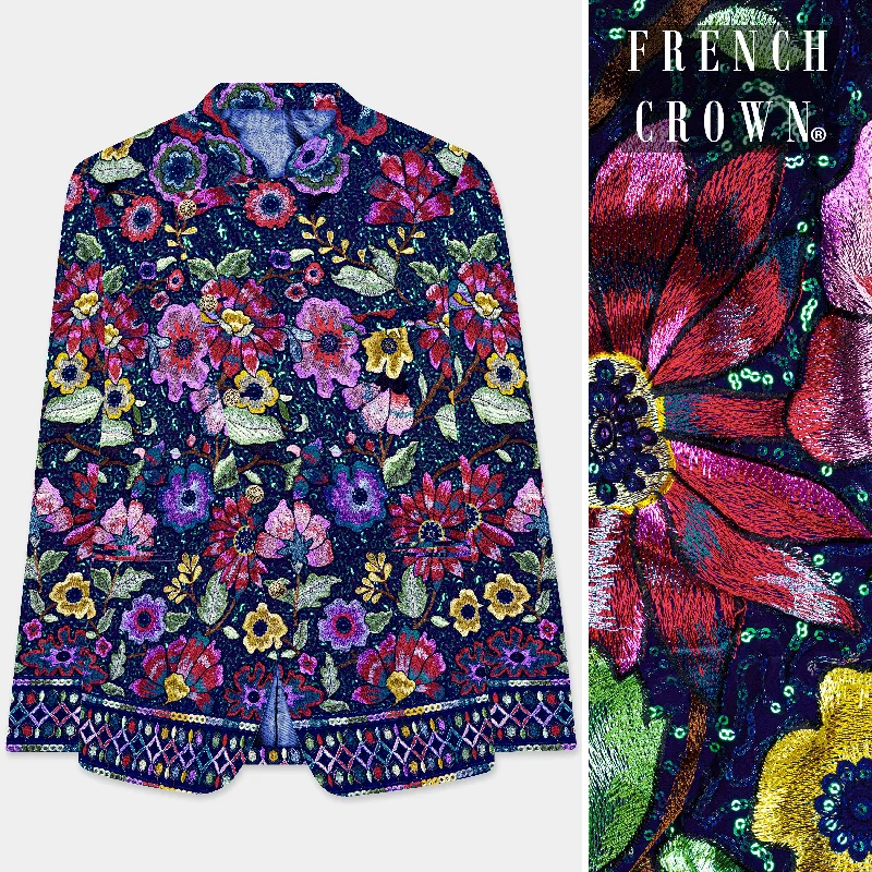 Shop the latest fashion trends with huge savings on all clothing. Indigo Blue Multi Color Flower Valley Printed Embroidered Cross Placket Bandhgala Jodhpuri Shop the latest fashion trends with huge savings on all clothing. Indigo Blue Multi Color Flower Valley Printed Embroidered Cross Placket Bandhgala Jodhpuri