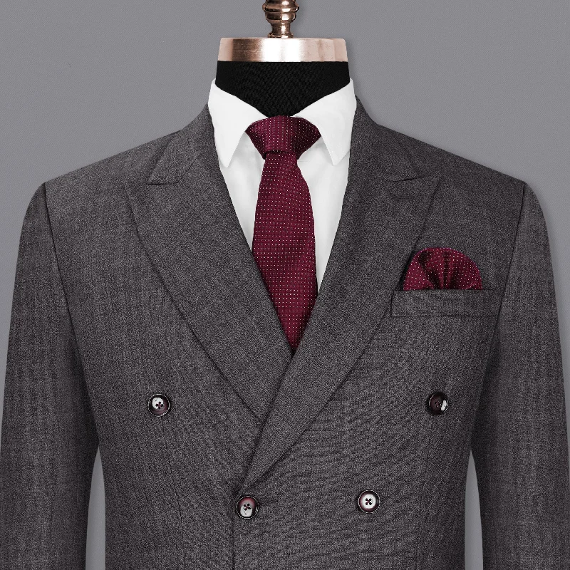 Big discounts  – Shop now for amazing deals.  Iridium Gray Double-Breasted Blazer
