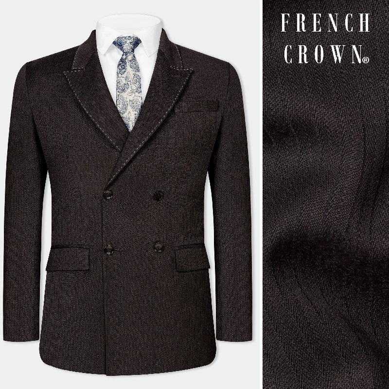 Shop men’s and women’s fashion at unbeatable prices today! Iridium Gray Hand Stitched Lapels Wool Rich Double Breasted Designer Blazer Shop men’s and women’s fashion at unbeatable prices today! Iridium Gray Hand Stitched Lapels Wool Rich Double Breasted Designer Blazer